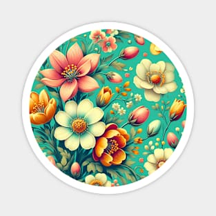 Spring Flowers Magnet